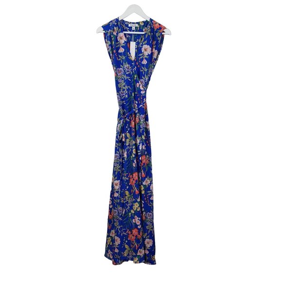 Yumi Kim Dresses & Skirts - NWT Anthropologie Yumi Kim Silk Swept Away Maxi Wrap Dress Size XXS